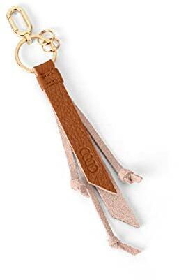 2 Stück Leder Schlüsselanhänger Auto - Unisex Design Schwarz/Weiß