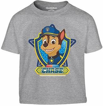 PAW PATROL - T-Shirt Jungen Chase Kinder Jungen T-Shirt 116 Grau