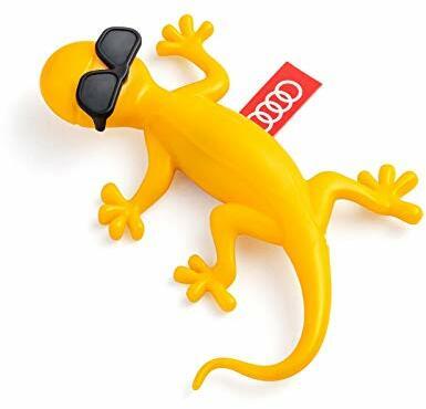 Audi 000087009AR Duftgecko gelb mit Sonnenbrille, Tropische Früchte