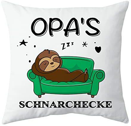 Handgestricktes Faultier Geschenk Für Opa - Mit Energiekarte