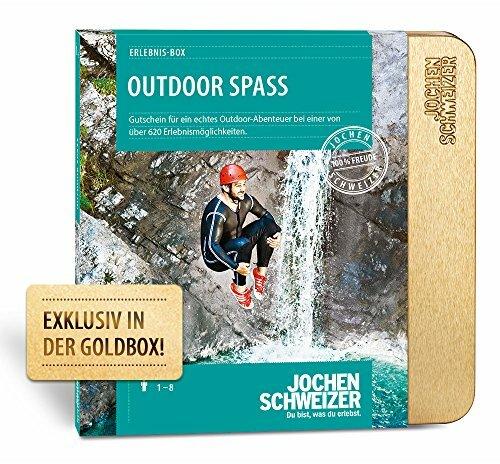 Jochen Schweizer Erlebnis-Box Outdoor Spaß, mehr als 580 Erlebnisse für 1-2 Personen, Abenteuer-Geschenk