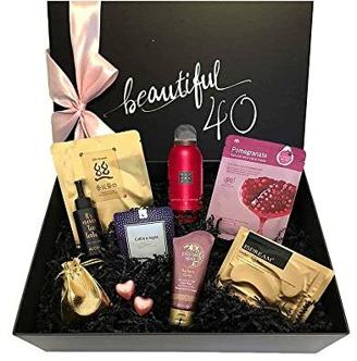 birthday beauty box „beautiful 40“ - Luxus-Geschenkbox zum 40. Geburtstag für Frauen