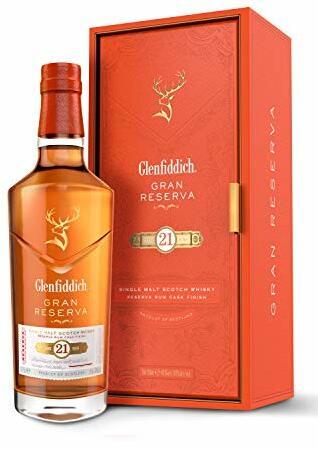 Glenfiddich Single Malt Scotch Whisky Reserva 21 Jahre mit Geschenkverpackung, 70cl – besondere Variante des meistverkauften Single Malt Scotch Whisky der Welt