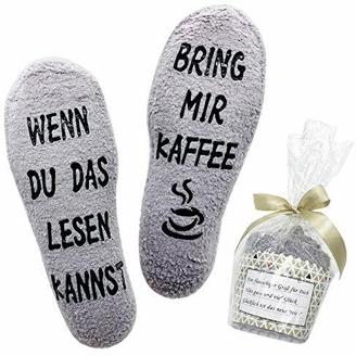 Belloxis Lustige Socken Damen Kaffee Geschenk Wenn Du Das Lesen Kannst Socken