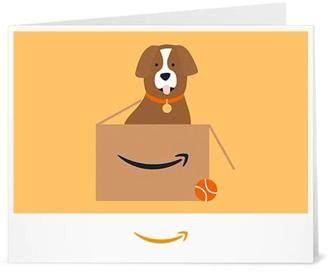 Amazon Amazon.de Gutschein zum Drucken Prime Hund