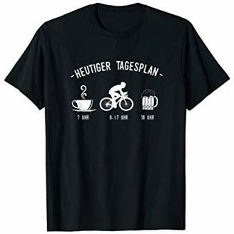 Heutiger Tagesplan Kaffee Radfahren Bier Rad Bike Geschenk T-Shirt