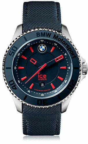 ICE-WATCH - BMW Motorsport (steel) Blue Red - Blaue Herrenuhr mit Lederarmband - 001118 (Large)
