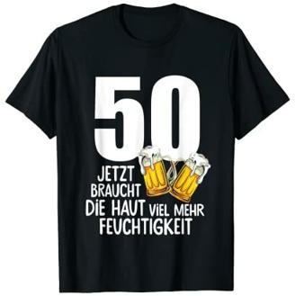 Herren 50. Geburtstag Männer Geschenk Bier Humor T-Shirt