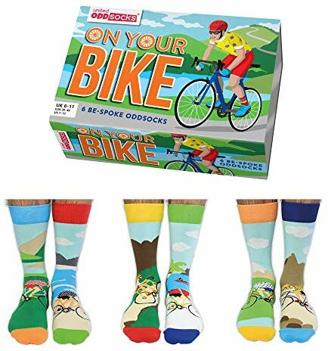 On Your Bike Fahrrad Oddsocks Socken in 39-46 im 6er Set - Strumpf