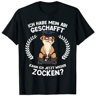Abitur Abschluss 2023 lustiges Abifeier Zocker Gaming T-Shirt