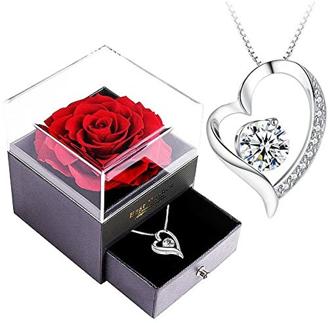 Rosenbox Infinity Rosen Geburtstagsgeschenk für Frauen Ewige Rose Geschenk