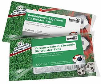 männer Geschenk Set ist jetzt die KLEINE Therapie passend für SV Werder Bremen-Fanartikel Fans by Ligakakao.de