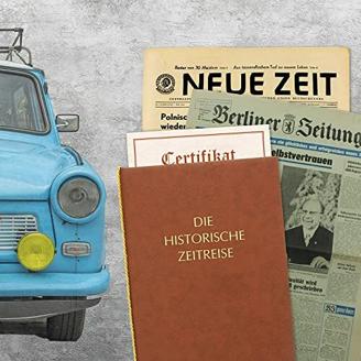 Zeitung aus der ehemaligen DDR vom Tag der Geburt 1962 - historische DDR-Zeitung inkl. Mappe & Zertifikat als Geschenkidee