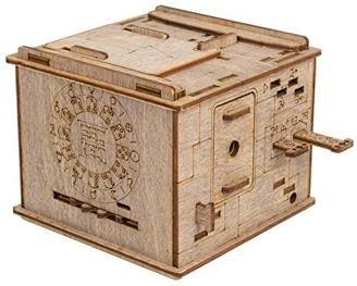 ESC WELT Space Box - Escape Room Spiel - Geschenke für Männer und Frauen - 3D Puzzle Box Spiele aus Holz für Erwachsene und Kinder - Geschenkbox Knobelspiel - Vatertagsgeschenk