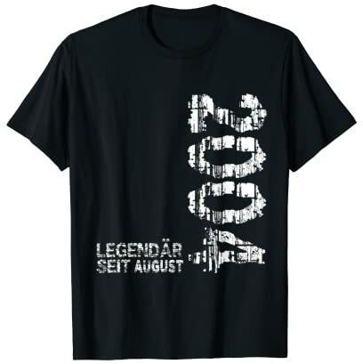 18. Geburtstag Mann 18 Jahre Legendär seit August 2004 T-Shirt
