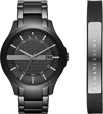 Armani Exchange Herren Analog Quarz Uhr mit Edelstahl Armband AX7101