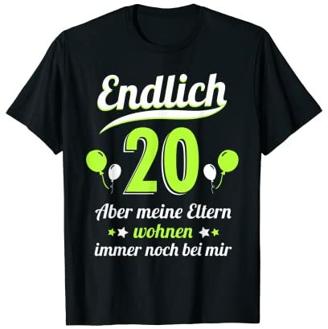 20. Geburtstag Mann Frau 20 Jahre 2003 Deko Lustig Geschenk T-Shirt