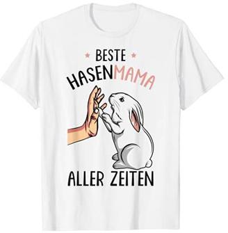 Beste Hasenmama aller Zeiten Hase Kaninchen Ostern Hasen T-Shirt