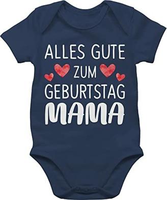 Lustiger Babybody 'Happy Birthday Mama' - Geburtstagsgeschenk Für Neugeborene