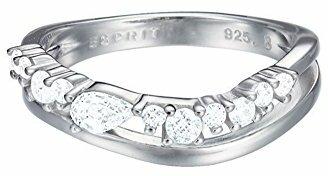 Esprit Essential Damen-Ring 925 Silber rhodiniert Zirkonia transparent