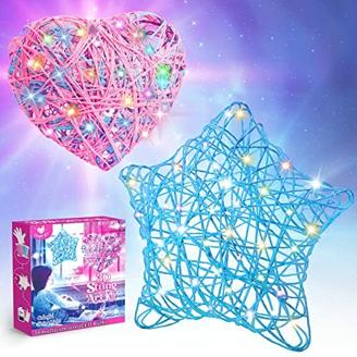 SAITCPRY 3D String Art Kit für Kinder, Bastelset Mädchen Kinder ab 9 10 11 Jahre Mädchen Geschenke ab 8-14 Jahre Mädchen Geschenke Für Kinder Spiele ab 9-12 Jahren Laterne Handgefertigte Dekorationen