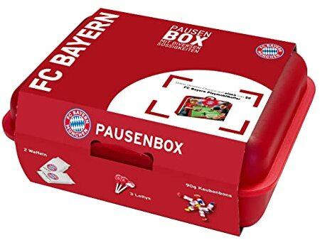 FC Bayern München FCB Pausenbox Brotbox Lunchbox mit Süßigkeiten 210 g, 0095146