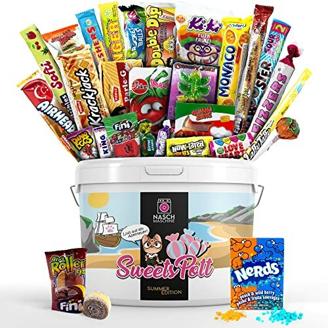 Naschmaschine® SweetsPott einzigartige Süßigkeiten Mischung aus aller Welt - 30 Teile Süßigkeiten Mix XXL mit amerikanischen Süßigkeiten als ideale Geschenkidee