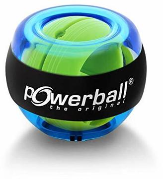Powerball Basic, gyroskopischer Handtrainer, transparent-blau, das Original von Kernpower