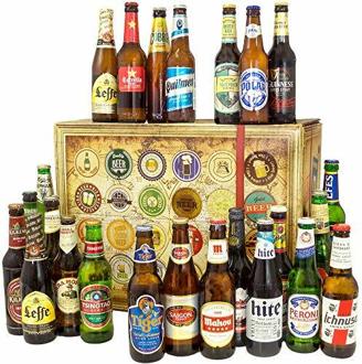 24x Bier aus aller Welt/Bier Geschenk Set/Geschenkeset Geburtstag Freund