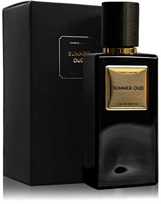 Charlemagne Eau de Parfum Summer Oud - Noble Fragrance für Männer - Eau de Parfum Herren 50ml Männer Parfüm - langanhaltender Duft/exotisch-frisches Parfüm Herren - Herren Parfüm für den modernen Mann