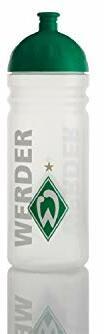 SV Werder Bremen Trinkflasche ISYbe Flasche transparent, Fahrradflasche - Plus Lesezeichen I Love Bremen