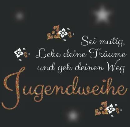 Sei mutig lebe deine Träume und gehe deinen Weg Konfirmation: Jugendweihe Gästebuch / Erinnerungsbuch zum Eintragen persönlicher Glückwünsche / Geschenk zur Jugendweihe für Mädchen