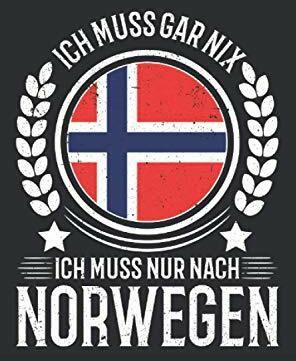 Norwegen Reise Notizbuch: Norwegen Urlaub Reise Geschenk / 6x9 Zoll / 120 ausfüllbare Seiten