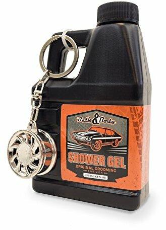 Duschgel für Männer im Deko-Kanister 200ml Bath & Body Services Auto Geschenk (Bath & Body Muscle Car)