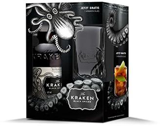 The Kraken Black Spiced 40,0 Vol.-% in der Geschenkverpackung - Rum mit einzigartig-würzigem Geschmack (1 x 0,7 l)