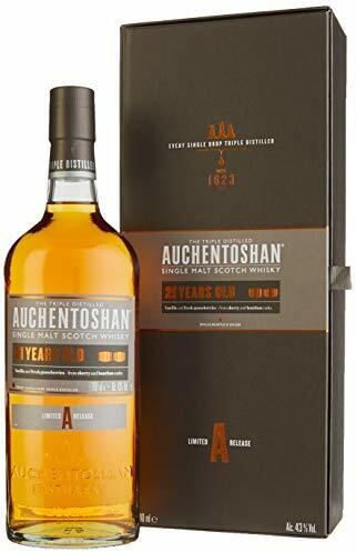 Auchentoshan 21 Jahre Single Malt Scotch Whisky, mit Geschenkverpackung, fruchtiges und langanhaltendes Aroma, 43% Vol, 1 x 0,7l