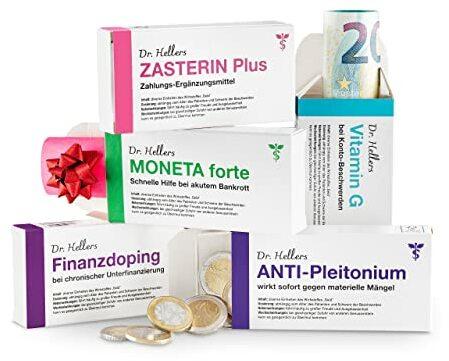 Schöne Güter Geld Geschenkverpackung Set für Geburtstag, Weihnachten, Konfirmation, Jugendweihe & weitere Anlässe 5, stabile Faltschachteln im Medizin-Stil Gutscheine und Geldgeschenke