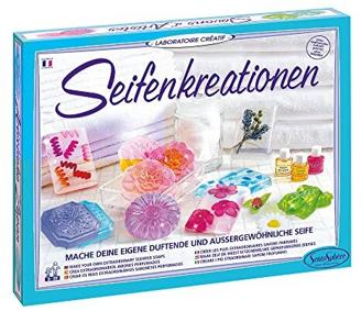Sentosphere 3902370 Kreativ-Kit Seifenkreationen, Seifen selbst machen, Bastelset für Kinder, DIY