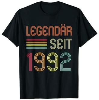 30. Geburtstag Legendär Seit 1992 Geschenk T-Shirt