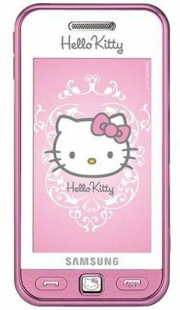 Samsung Star S5230 Hello Kitty Edition S5230 Smartphone (7,6 cm (3 Zoll) Display, Touchscreen, 3 Megapixel Kamera) white-pink - Hello Kitty