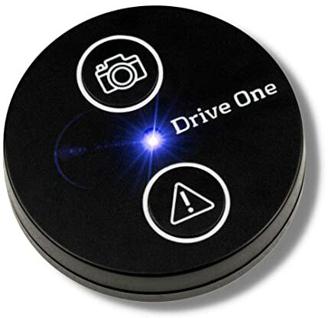 Drive One Blitzerwarner - Warnt vor Blitzern und Gefahren im Straßenverkehr in Echtzeit, automatisch aktiv nach Verbindung zum Smartphone über Bluetooth, Daten von Blitzer.de