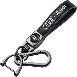 Auto Schlüsselanhänger Compatibile mit Audi A1 A3 RS3 A4 A5 A6 A7 RS7 A8 Q3 Q5 Q7 R8 Class S Series,Schlüsselanhänger für Auto mit Logo Audi Schlüsselanhänger Ersetzen Zubehör