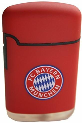 Feuerzeug FC Bayern München | Easy Torch Rubber mit Logo rot