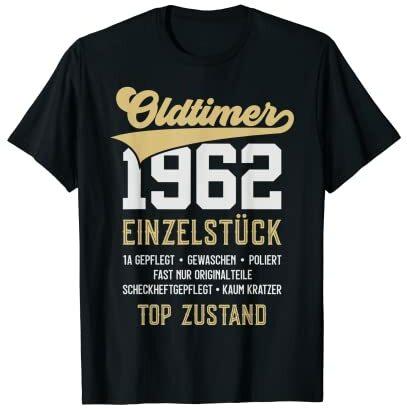60 JAHRE OLDTIMER 1962 EINZELSTÜCK VINTAGE 60. GEBURTSTAG T-Shirt