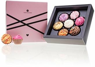 7 Cupcake-Pralinen - Love Edition - Pralinen in Cupcake-Form | Geschenk | Erwachsene | Mann | Frau | Geschenkidee Liebe | Geburtstag | Mama | Papa | Muttertag | Valentinstag Schokolade