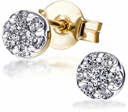 Goldmaid Damen-Ohrstecker Glamour 585 Gelbgold 14 Diamanten 0,25ct Ohrringe Brillanten Schmuck