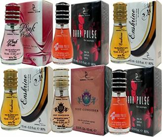 Set von 6 (sechs) Parfüm für Frauen 15ml Jedes einzelne Box Spray.(Eau de Parfum)
