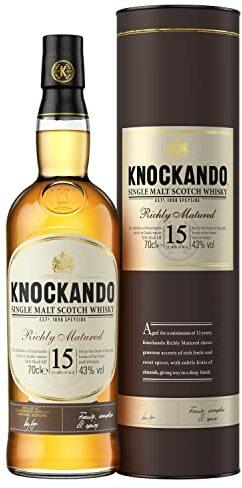Knockando 15 Jahre | Richly Matured | Single Malt Scotch Whisky | mit Geschenkverpackung | handverlesen aus der Speyside | 43% vol | 700ml Einzelflasche |