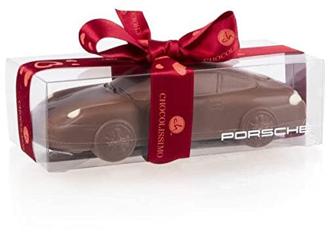 Porsche 911 Carrera - Valentinstag - Auto aus Vollmilchschokolade | Geschenk für Autoliebhaber | Kinder | Erwachsene | lustige Geschenkidee | Mann | Frau | Vatertag | Geburtstag | Liebe | Männer