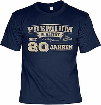 Geschenk zum 80 Geburtstag 80 Jahre Geburtstagsgeschenk T-Shirt Premium Qualität seit 80 Jahren Cooles T-Shirt zum 80. Geburtstag 80-jähriger Oma Opa